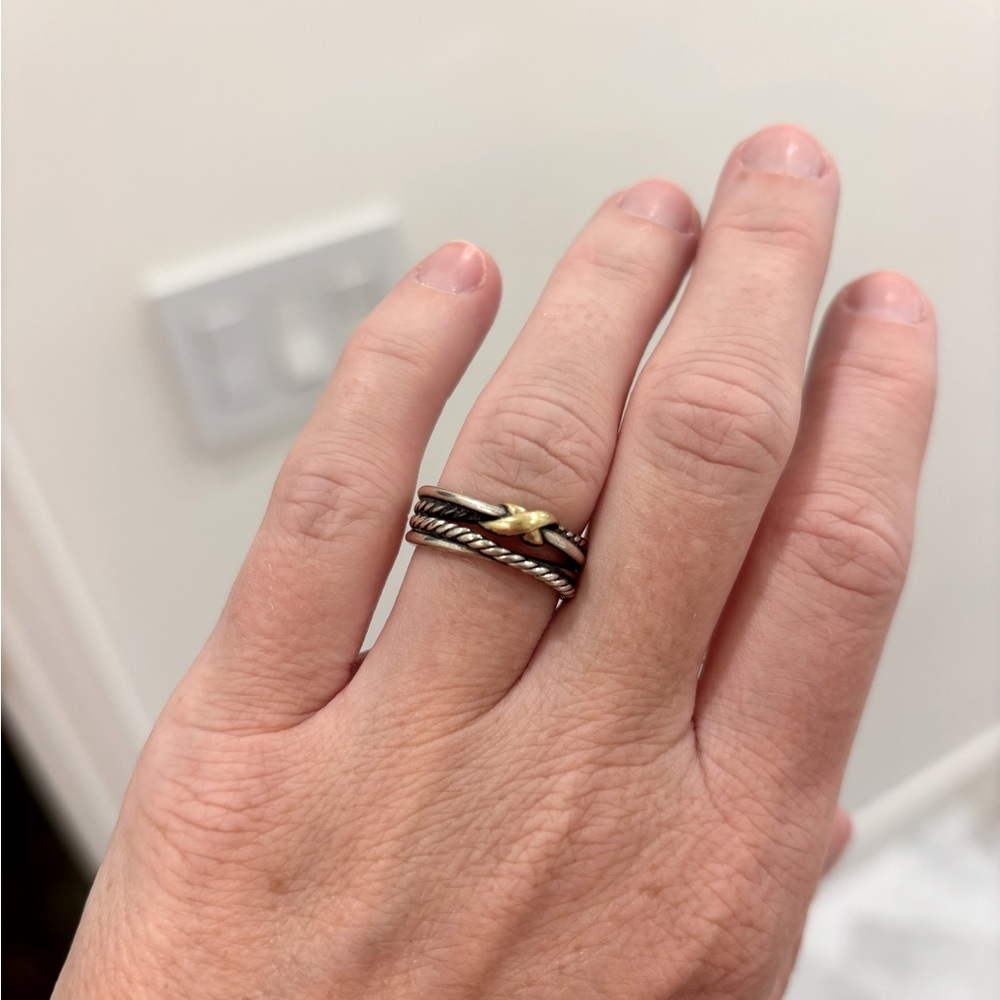 David Yurman X crossover ring